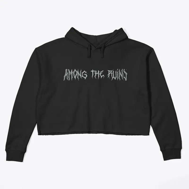 Among The Ruins Crop Hoodie